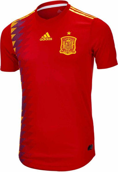 Adidas Men's Spain 2018 Authentic Home Jersey